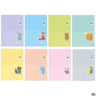 Zeszyt A5 16k. kolor. linia B&B KIDS PASTEL 5563 INTERDRUK