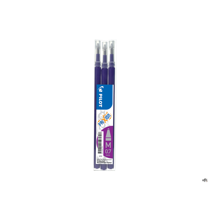 Wkład FRIXION 0.7 fioletowy PIRBLS-FR7-V-S3 PILOT opakowanie 3szt.