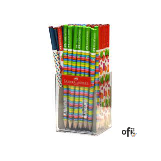 Ołówki BUBBLE 72szt Faber-Castell Display 516202
