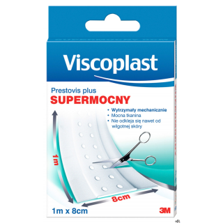 nowy indeks bhk0005 Plaster do cięcia VISCOPLAST Prestovis Plus, supermocny, 8cmx1m