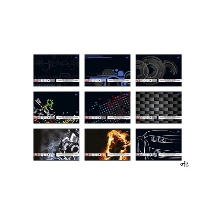 Blok techniczny A4 czarny 10k INTERDRUK