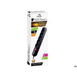 Listwa zasilająca TRACER PowerGuard 5 gniazd 3m czarna TRALIS30407