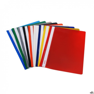 Skoroszyt A4 twardy SH-00-08 PVC pomarańczowy BIURFOL (10szt)