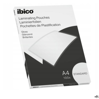 Folia do laminacji IBICO A4 125mic przezroczysta, 100 szt., STANDARD 627310