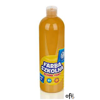 Farba szkolna Astra 500 ml - brązowa jasna, 301109007