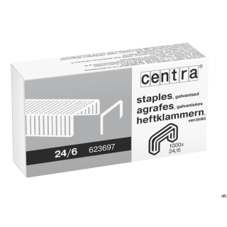 Zszywki CENTRA 24/6 box 1000, 623697