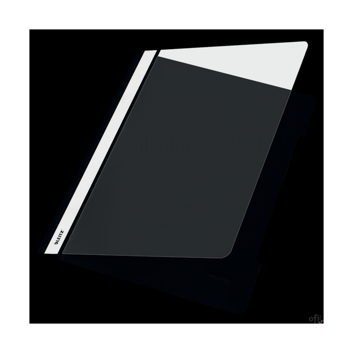 Skoroszyt sztywny A4 Leitz, czarny opakowanie 25 szt. 41910095 SALE