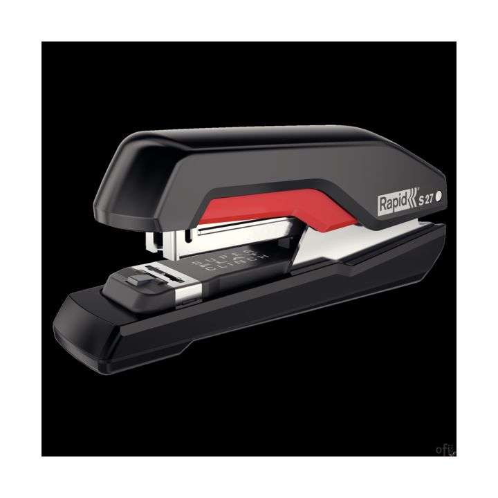 Zszywacz SUPREME S27 czarno-czerwony 30k RAPID 5000541