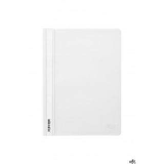 Skoroszyt miękki PP DOTTS (20) biały polipropylen SPP-DOT-00-06