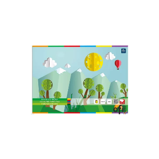 Zeszyt papierów kolorowych A5 GARWOLIN