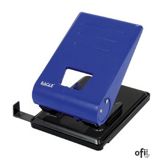 Dziurkacz 837XL EAGLE niebieski, dziurkuje do 40 kartek, regulacja rozstawu,  110-1049