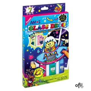 Farby witrażowe GD22P7R AMOS 7 kolorów 22ml 170-1049