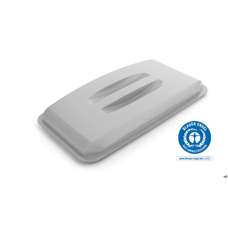 Pokrywa ECO do pojemnika DURABIN_ 60L prostokątna srebrna 1800504050