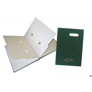 Teczki do podpisu 20k z okienkiem (zieleń) WARTA 1827-920-036