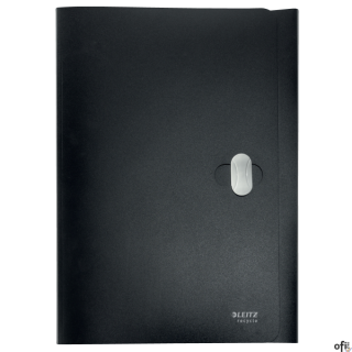 Teczka Recycle A4 PP, czarna Leitz, 46220095