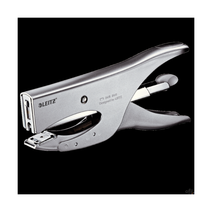 Zszywacz nożycowy metaliczny srebrny (24/6 24/8) 40 kartek 55490081 LEITZ