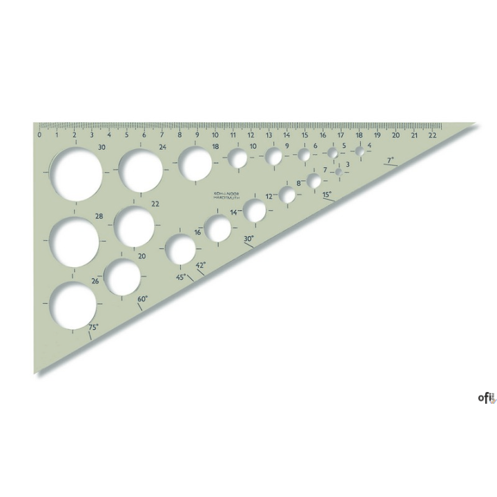 Ekierka 745920 60/250 22cm KOH-I-NOR