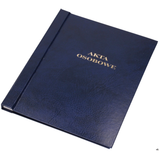 Teczka do akt osobowych oklejane granat BARBARA 1822001