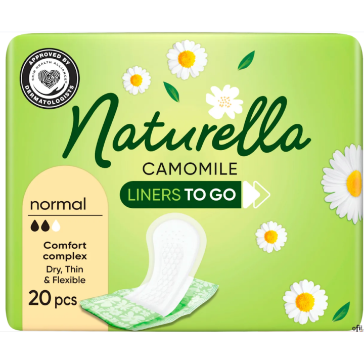 Wkładki higieniczne, naturella "to go"  20 sztuk (każda oddzielnie zapakowana)