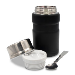 Termiczny pojemnik na żywność 650 ml Air Gifts, składana łyżka | Jonathan