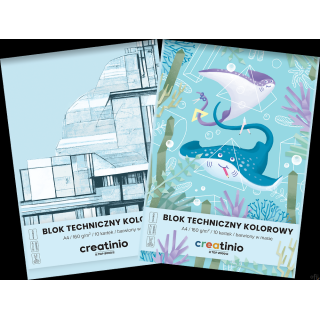 Blok techniczny Top 2000 Creatinio A4 10 kartek 160 g kolor 400176669