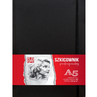 Szkicownik A5 profesjonalny 80 kartek 110g. BLO-SZA511-00104