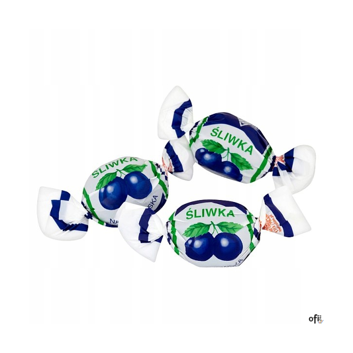 Cukierki Śliwka NAŁĘCZOWSKA w czekoladzie 190g SOLIDARNOŚĆ LUZ