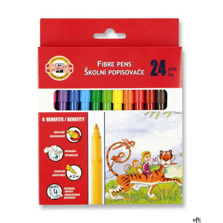 Flamastry 24kol 771002BD08 KOH-I-NOOR 2034