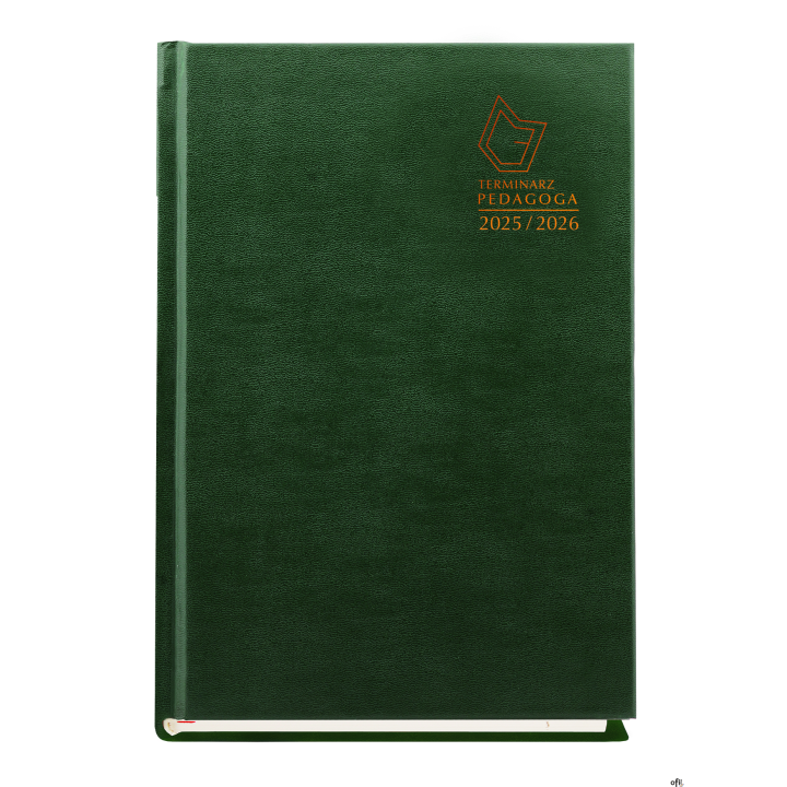 Terminarz PEDAGOGA 2025/2026 ZIELEŃ A5 T-150V-Z Michalczyk i Prokop