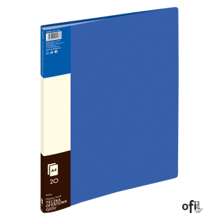 Teczka ofertowa 9002A, niebieski, 20 koszulek GRAND 120-1194