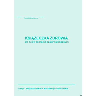 Książeczka zdrowia, A6 16 stron, 10-530-5 DOTTS