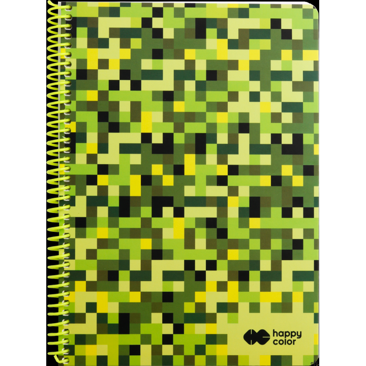 Kołonotatnik PIXI 3, A4, 80k, kratka, 80g/m2, Happy Color HA 4742 2030-PI3