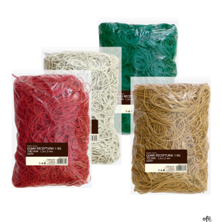 Gumki recepturki 40 mm, średnica 40 mm GRAND 130-1678 1kg 1,5x1,5mm