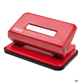 Dziurkacz 707A EAGLE czerwony, dziurkuje do 10 kartek, 110-1014