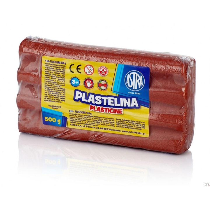 Plastelina metaliczna Astra 500g miedziana, 303117016