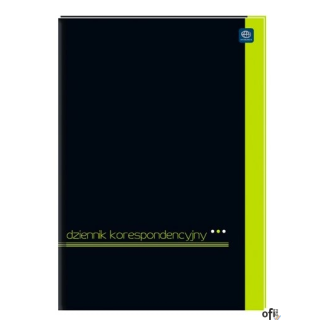 Dziennik Korespondencyjny A4/192k twarda oprawa mix kolor INTERDRUK