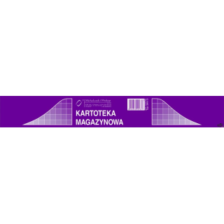 344-3 Kartoteka magazynowa MICHALCZYK&PROKOP A5 50 kartek