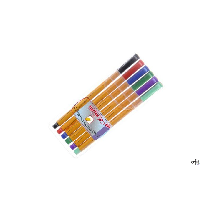 Cienkopis RYSTOR RC-04 etui 6szt. 403-621