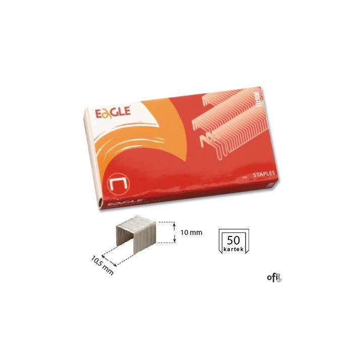 Zszywki 23/10, do 60 kartek, 1000 szt. EAGLE 110-1326