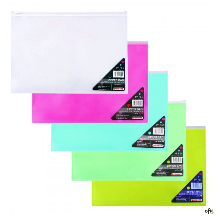 Kopera na zamek z PP A4 zielona PENMATE TT6703