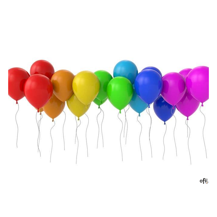 Balony 12 PASTELOWE, mix kolorów, 100 szt. FIORELLO 170-1681