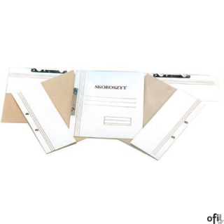 Skoroszyt OCZKO biały pełny (50 szt.) 250g KIEL-TECH  1-00741