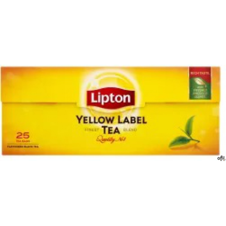 Herbata LIPTON YELLOW LABEL 25 torebek