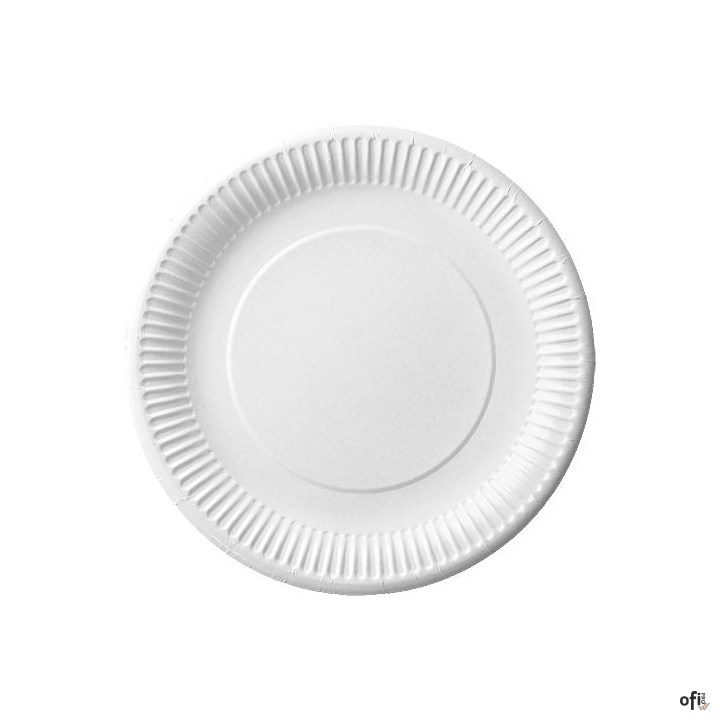 Talerz papierowy biały śr.15cm  (100) 7500015