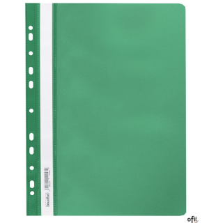 Skoroszyt miękki zawieszany pp - zielony (20) SPP-02-02 BIURFOL