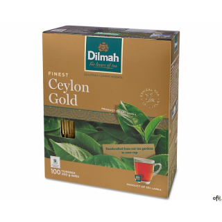 Herbata DILMAH CEYLON GOLD 100szt x2g koperta czarna