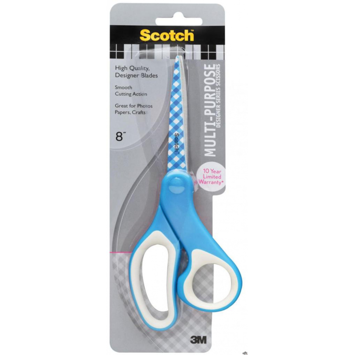 Nożyczki uniwersalne SCOTCH_ (1428-PG MIX), ostrze Kratka, 20,5 cm, mix kolorów