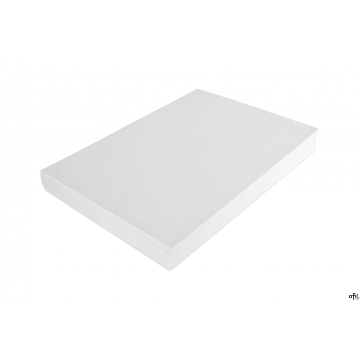 Karton DELTA skóropodobny biały A4 DOTTS 100 szt. okładki do bindowania