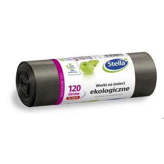 Worki na śmieci ekologiczne 120l Stella 004171