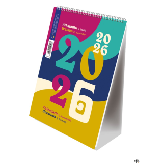 Kalendarz ze spiralką A5 - pionowy 2026 Michalczyk i Prokop T-101-3-19